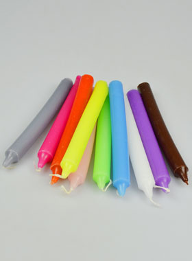 Lot de 10 Bougies Teintées Masse avec défauts (pic 3)