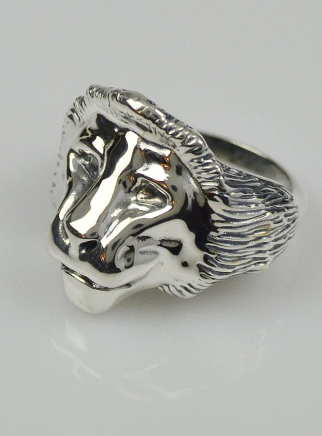 Bague Lion de Juda - Argent Massif - Taille 60 (pic 4)