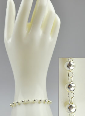 Bracelet Religieux avec Croix du Christ - Argenté (pic 1)
