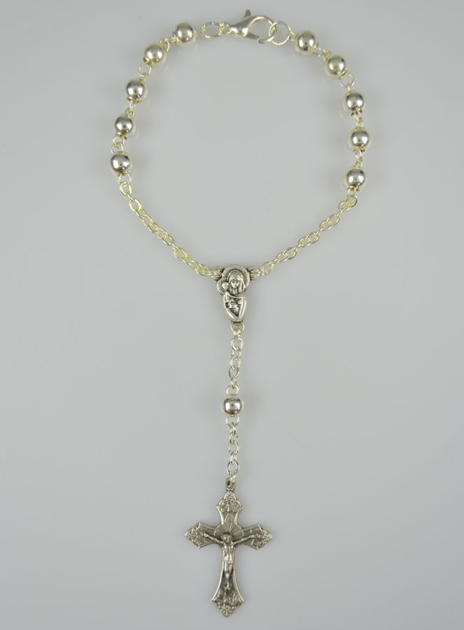 Dizainier en Métal Argenté & Croix du Christ (pic 2)