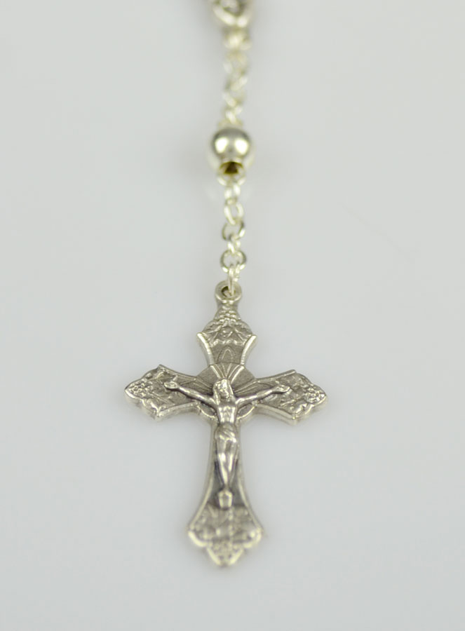 Dizainier en Métal Argenté & Croix du Christ (pic 4)