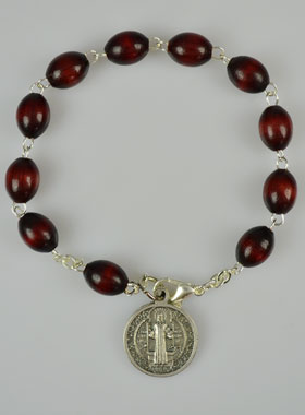 Bracelet Dizainier - Croix et Médaille de Saint Benoît (pic 1)