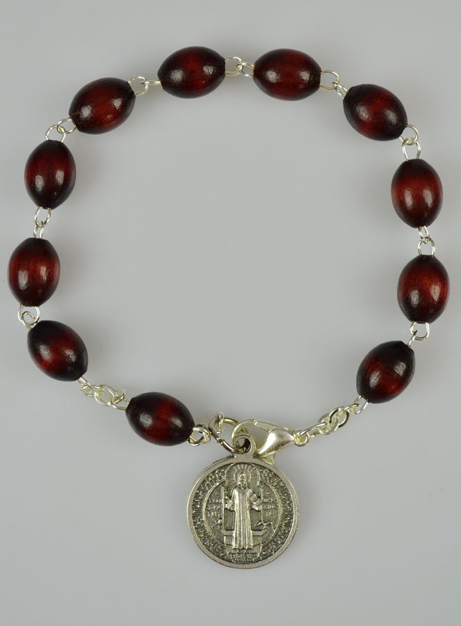 Bracelet Dizainier - Croix et Médaille de Saint Benoît (pic 2)