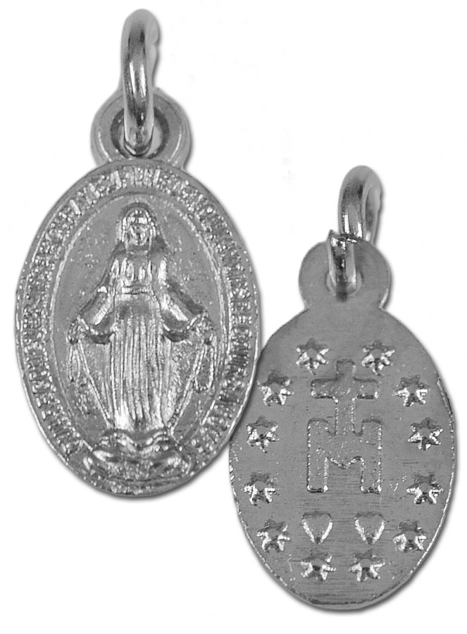 Médaille Miraculeuse Argentée - 11 mm (pic 2)