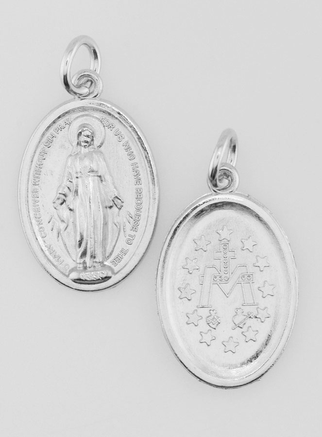 Médaille Miraculeuse Argentée - 23 mm (pic 1)