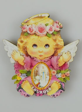 Magnet Ange-Gardien Rose (pic 1)