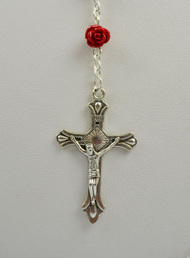 Chapelet Mode Collier en Perles Noires sur Chaîne (pic 4)