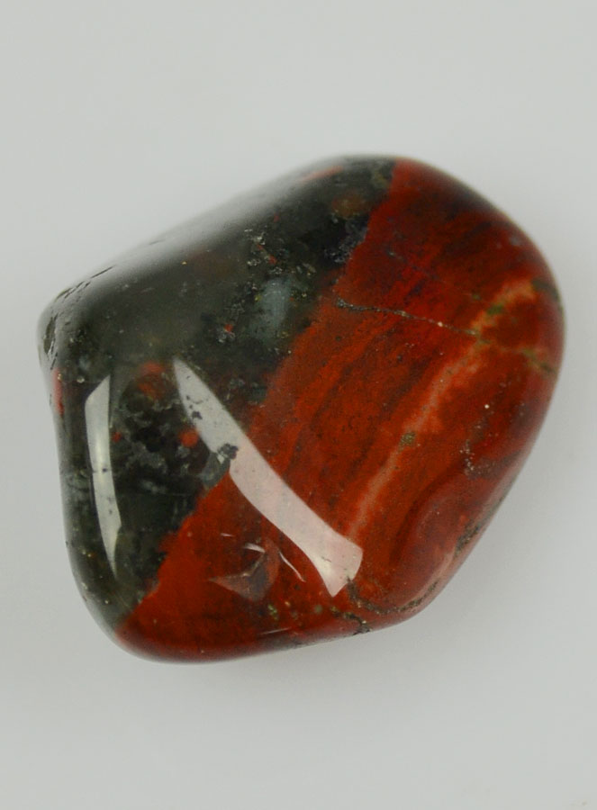 Pierre Roulée Jaspe héliotrope Bloodstone (pic 3)