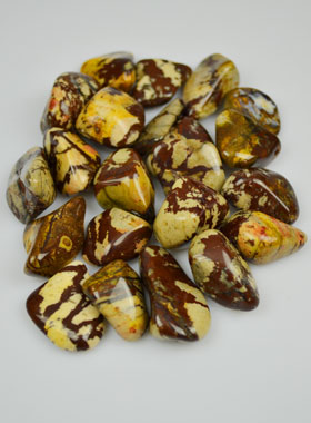 Pierre Roulée Jaspe Zèbre Brun (pic 1)