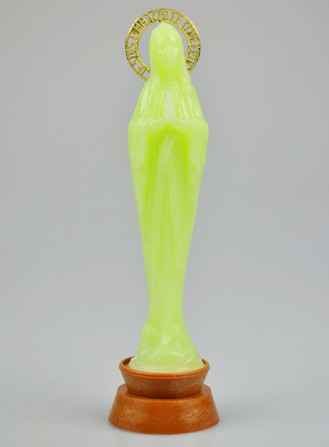 Statue Vierge Marie Lumineuse - 14 cm (pic 2)