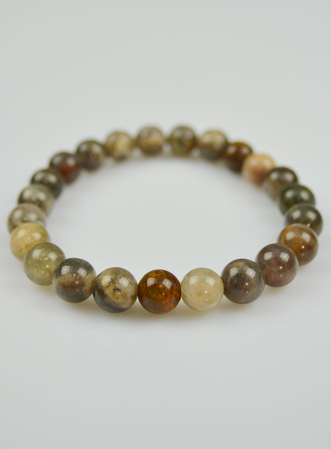 Bracelet en Pierre Naturelle de Lune Noire (pic 3)