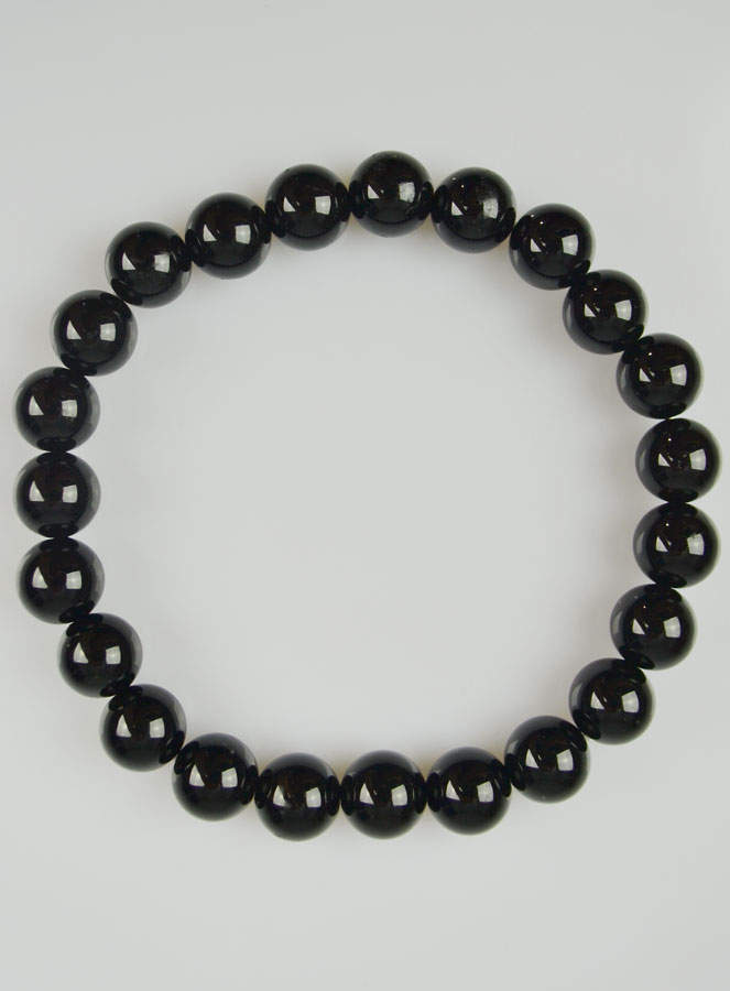 Bracelet en Pierre Naturelle d'Onyx Noir (pic 2)