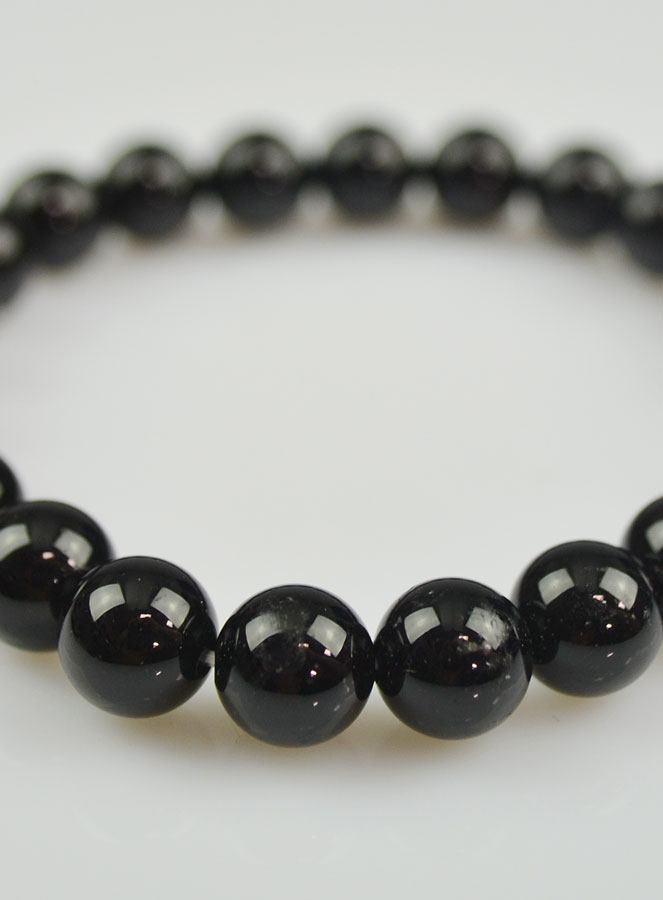 Bracelet en Pierre Naturelle d'Onyx Noir (pic 4)