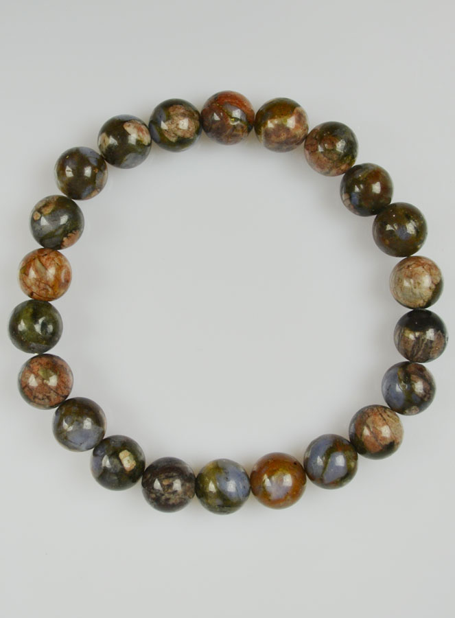 Bracelet en Pierre Naturelle de Liberite Bleue (pic 2)