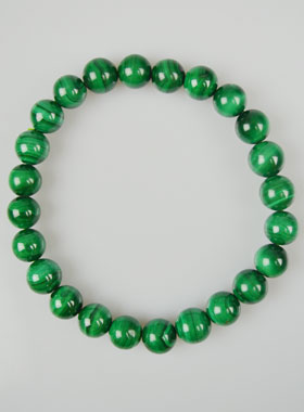 Bracelet en Pierre Naturelle de Malachite (pic 1)