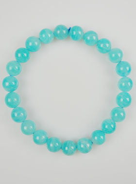 Bracelet en Pierre Naturelle d'Amazonite du Perou (pic 1)