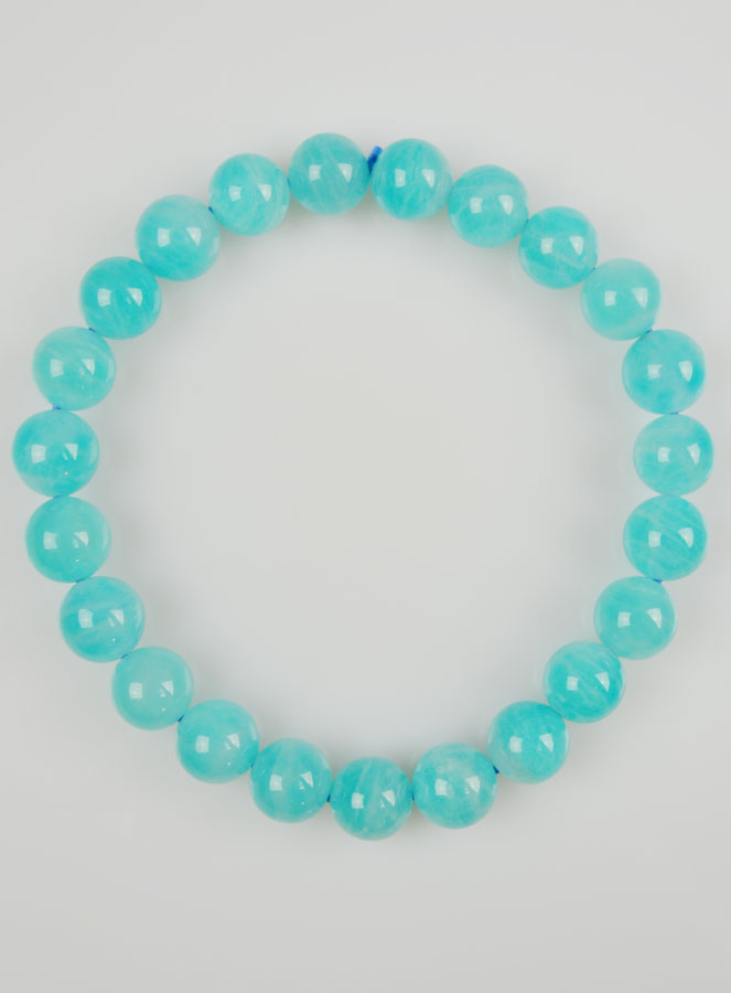 Bracelet en Pierre Naturelle d'Amazonite du Perou (pic 2)