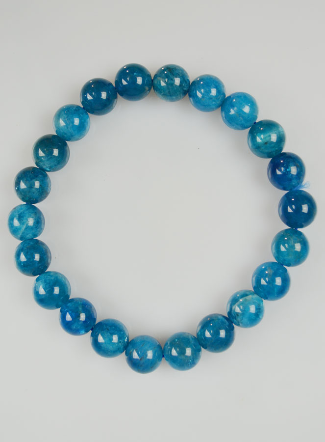 Bracelet en Pierre Naturelle d'Apatite (pic 2)