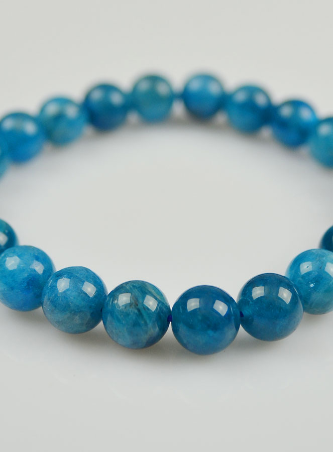 Bracelet en Pierre Naturelle d'Apatite (pic 4)