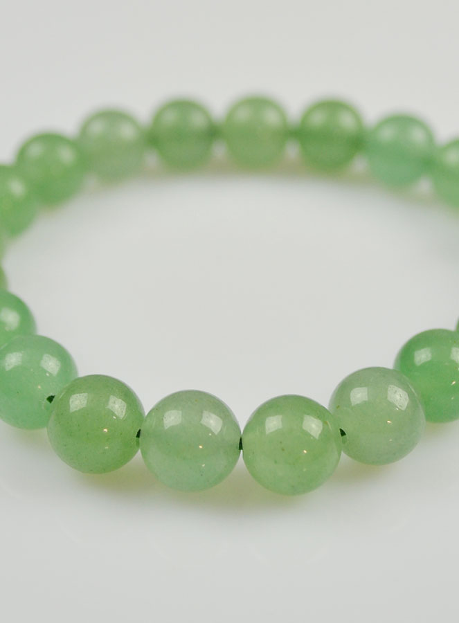 Bracelet en Pierre Naturelle d'Aventurine Verte (pic 4)