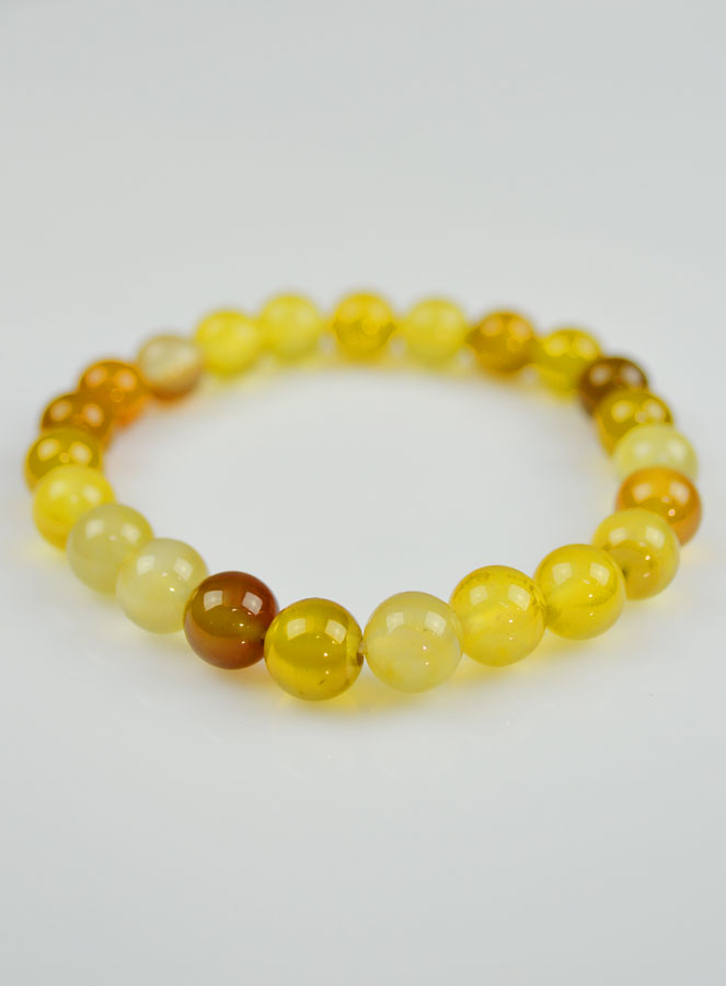 Bracelet en Pierre Naturelle d'Agate Mix du Brésil (pic 3)