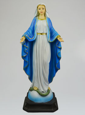 Grande Statue de la Vierge Miraculeuse - 60cm (pic 1)