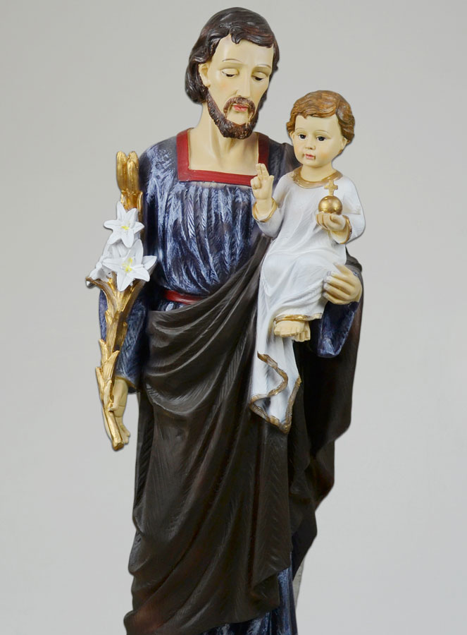 Grande Statue de Saint Joseph - 80cm (pic 3)