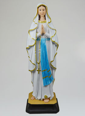 Grande Statue Notre Dame de Lourdes - 80cm (pic 1)