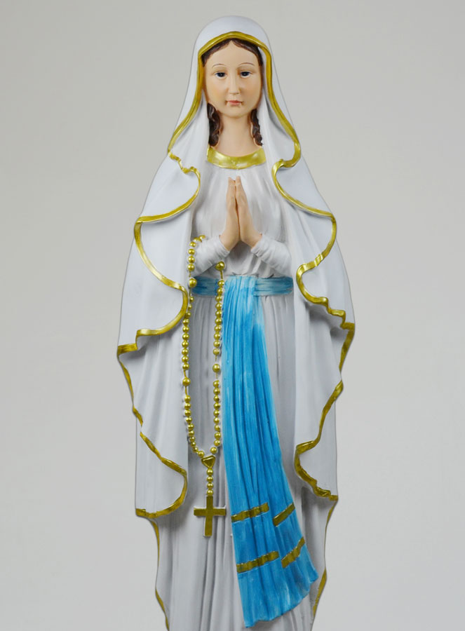 Grande Statue Notre Dame de Lourdes - 80cm (pic 3)