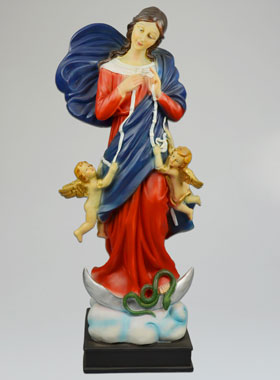 Grande Statue Vierge Marie qui Défait les Noeuds - 60cm (pic 1)