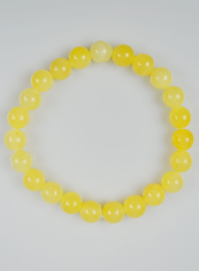 Bracelet en Pierre Naturelle de Calcite Orange (pic 2)