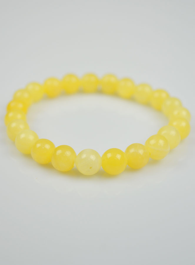 Bracelet en Pierre Naturelle de Calcite Orange (pic 3)