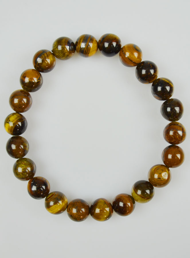 Bracelet en Pierre Naturelle Oeil de Tigre (pic 2)
