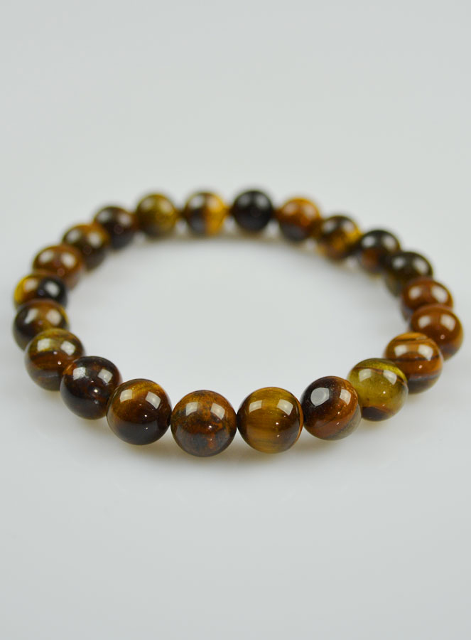 Bracelet en Pierre Naturelle Oeil de Tigre (pic 3)