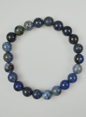Bracelet en Pierre Naturelle de Dumortiérite (pic 1)