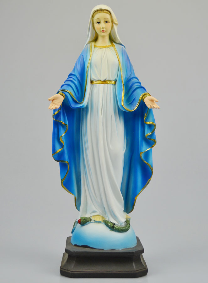Statue de la Vierge Miraculeuse en Résine - 30cm (pic 2)