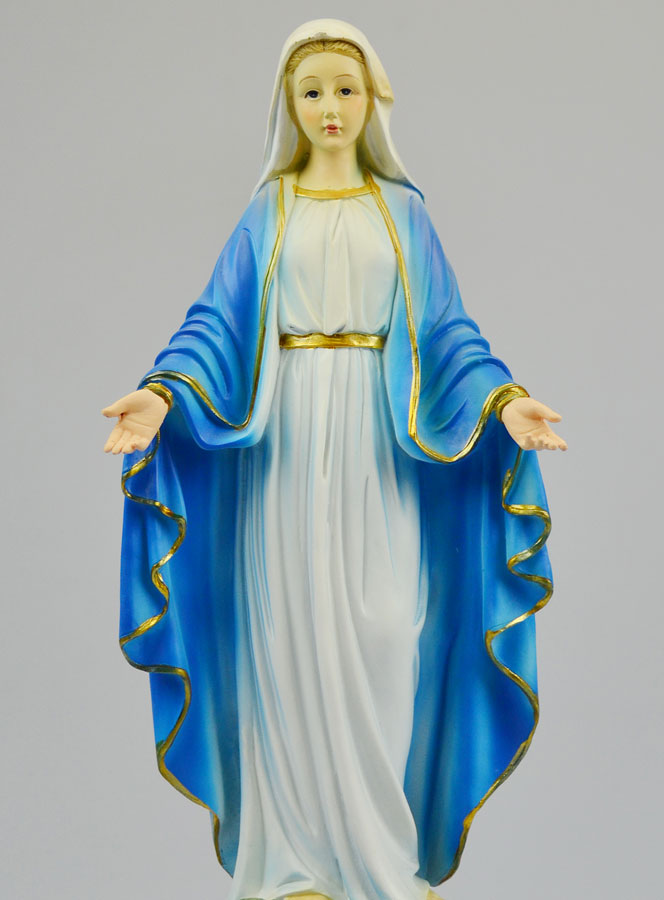Statue de la Vierge Miraculeuse en Résine - 30cm (pic 3)