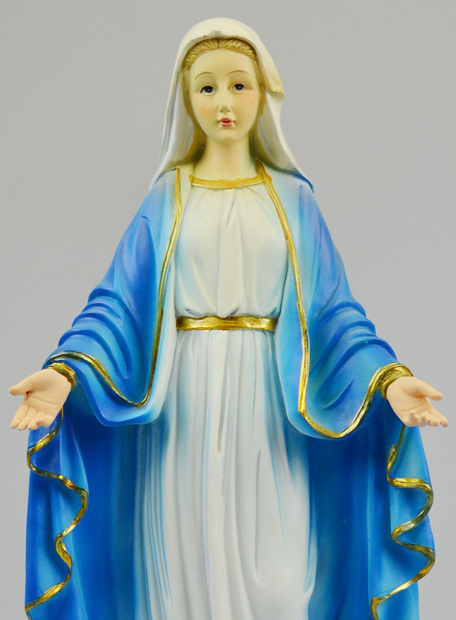 Statue de la Vierge Miraculeuse en Résine - 30cm (pic 4)