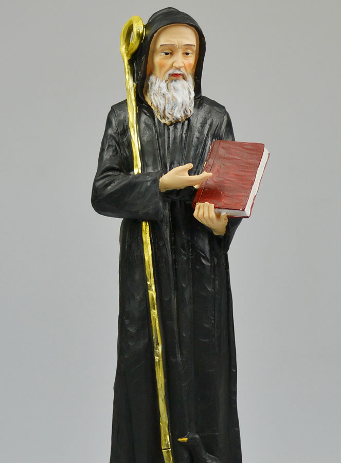 Statue de Saint Benoît - 30cm (pic 3)