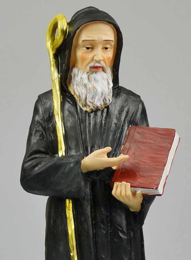 Statue de Saint Benoît - 30cm (pic 4)