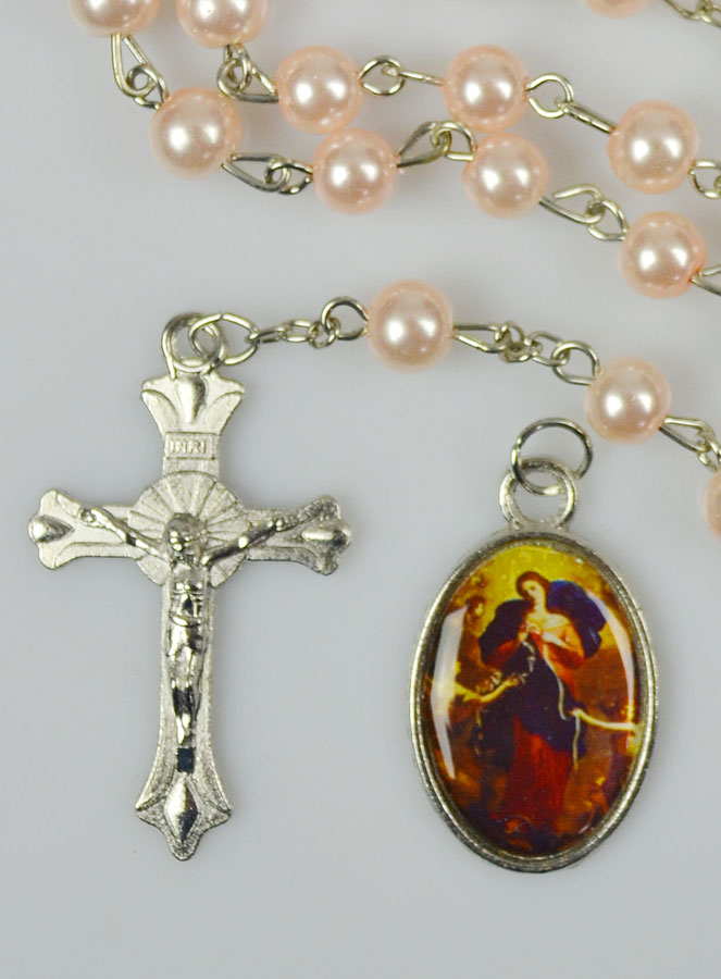 Chapelet de Lourdes + Médaille Marie qui Défait les Noeuds (pic 4)