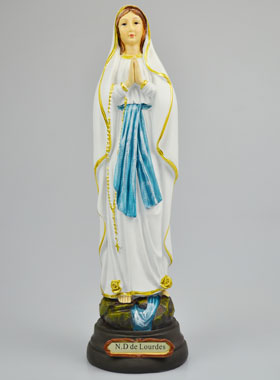 Statue de Notre Dame de Lourdes en Résine - 30cm (pic 1)