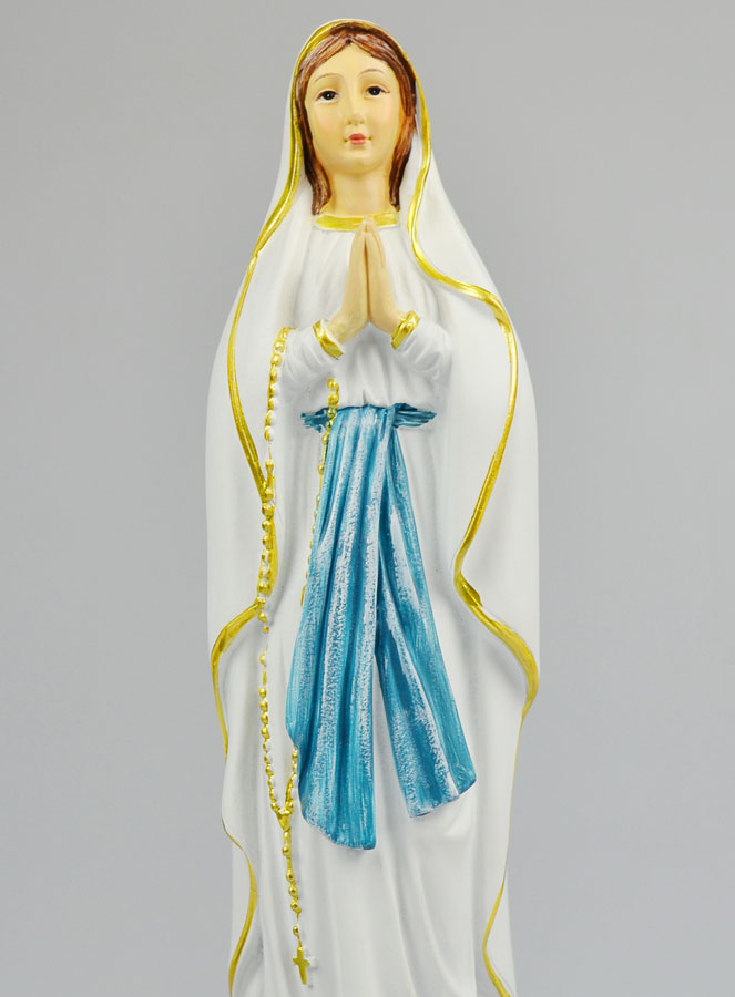 Statue de Notre Dame de Lourdes en Résine - 30cm (pic 3)
