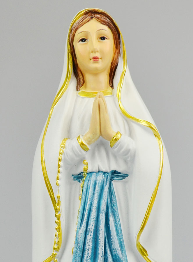Statue de Notre Dame de Lourdes en Résine - 30cm (pic 4)