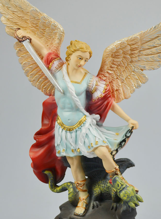 Statue de Saint Michel Archange en Résine - 30cm (pic 3)