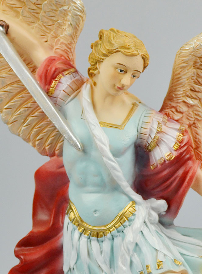 Statue de Saint Michel Archange en Résine - 30cm (pic 4)