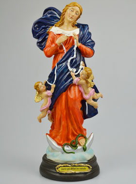 Statue de Marie qui Défait les Noeuds en Résine - 30cm (pic 1)