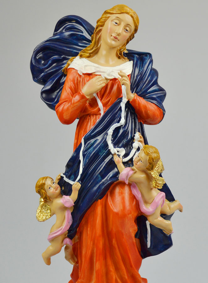Statue de Marie qui Défait les Noeuds en Résine - 30cm (pic 3)