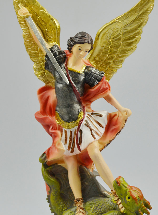 Statue de Saint Michel Archange en Résine - 20cm (pic 3)