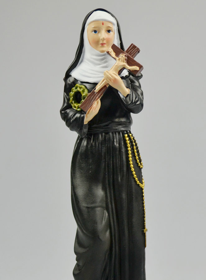 Statue de Sainte Rita en Résine - 30cm (pic 3)